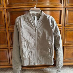 Women’s Gray Bomber Jacket